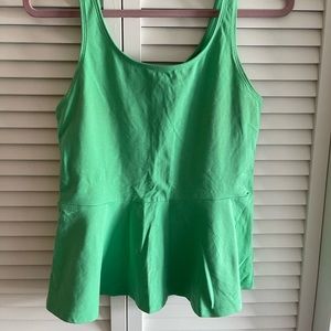 Express Peplum Cotton/spandex tank top